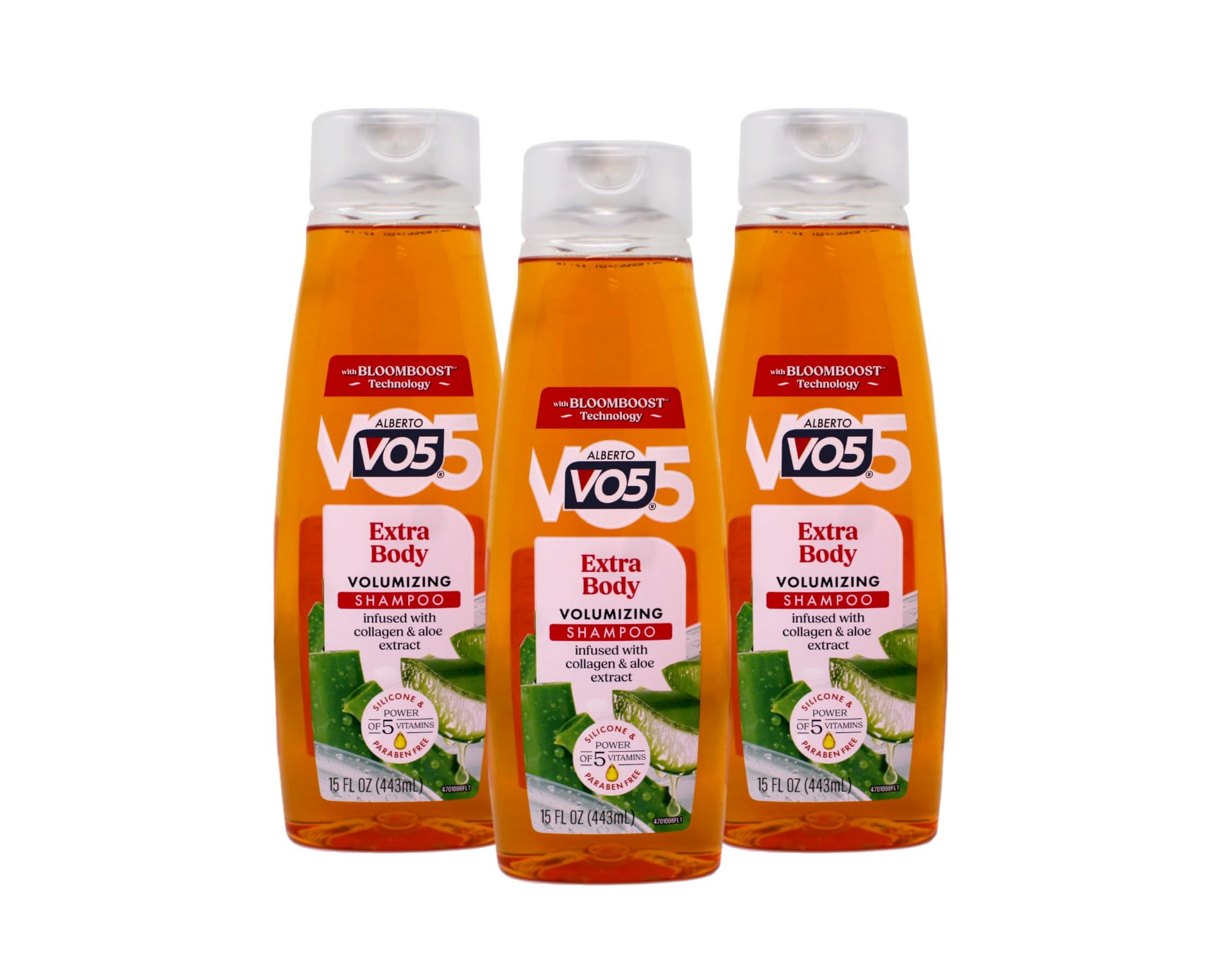 Vo5 Sh Extr Body Size 12.5z Vo5 Shampoo Extra Body pack of 3