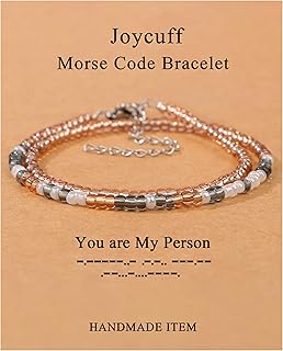 Couple Name Morse Code Bracelet