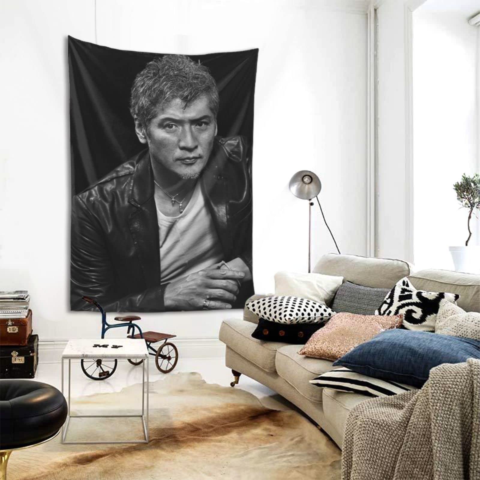 Amazon.co.jp: タペストリー 吉川晃司 (6) オシャレ 3 D印刷 ウォール