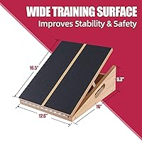 Vista 2 de 66FIT Tablero inclinado Tablero elástico ajustable Tablero inclinado de madera