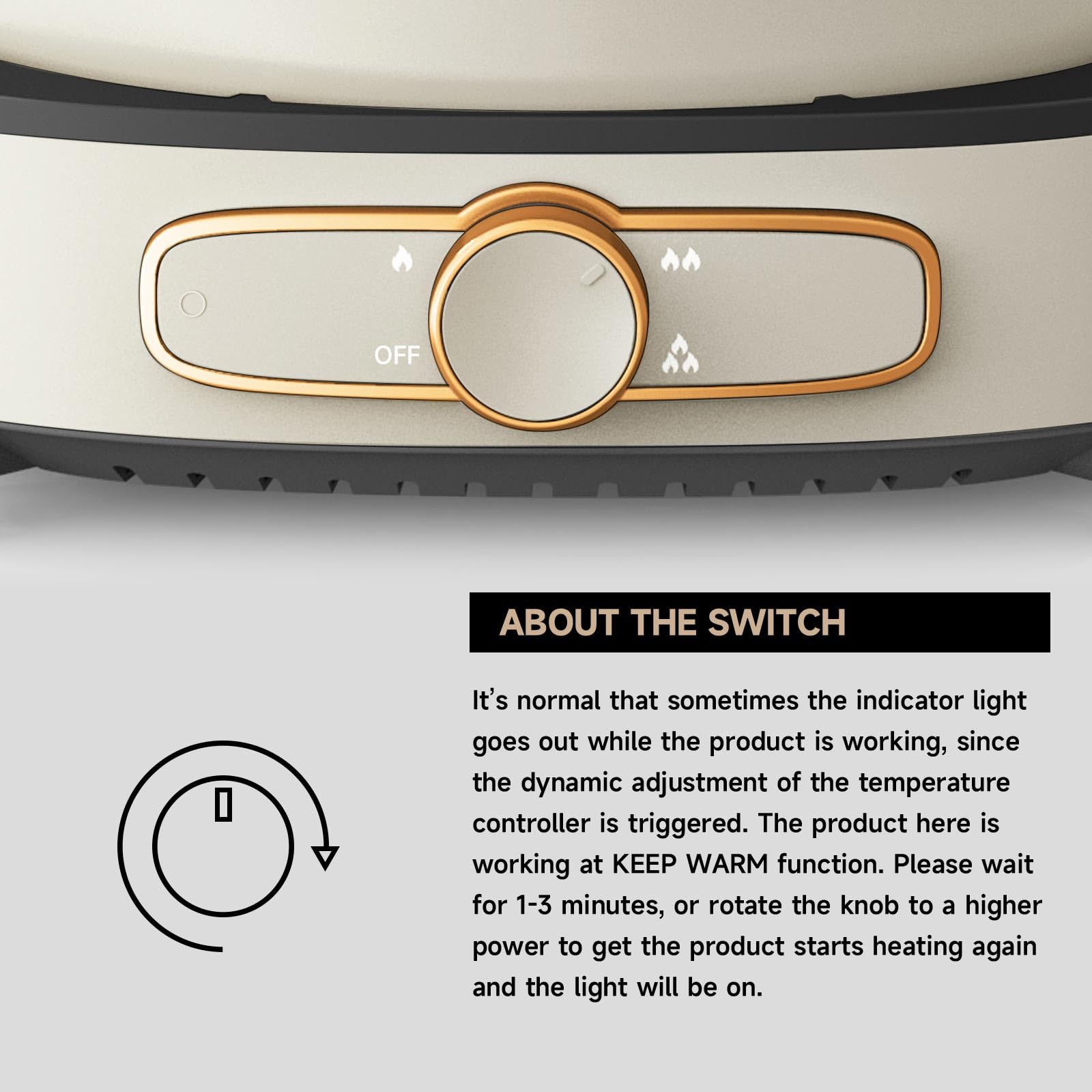 Dezin Hot Pot Electric with Divider, 5L Double-Flavor Electric Shabu Shabu Pot, Removable Non-Stick Dual Sided Electric Cooker, 3" Depth Divided Pot with Multi-Power Control, 2 Silicone Ladles Included