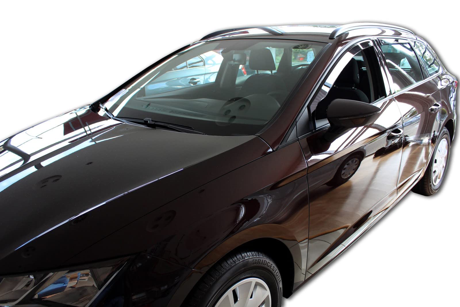 Deflettori Finestrini Per SEAT Leon III 2012-2020 - Antipioggia, Antivento, Antirumore - Foto 3