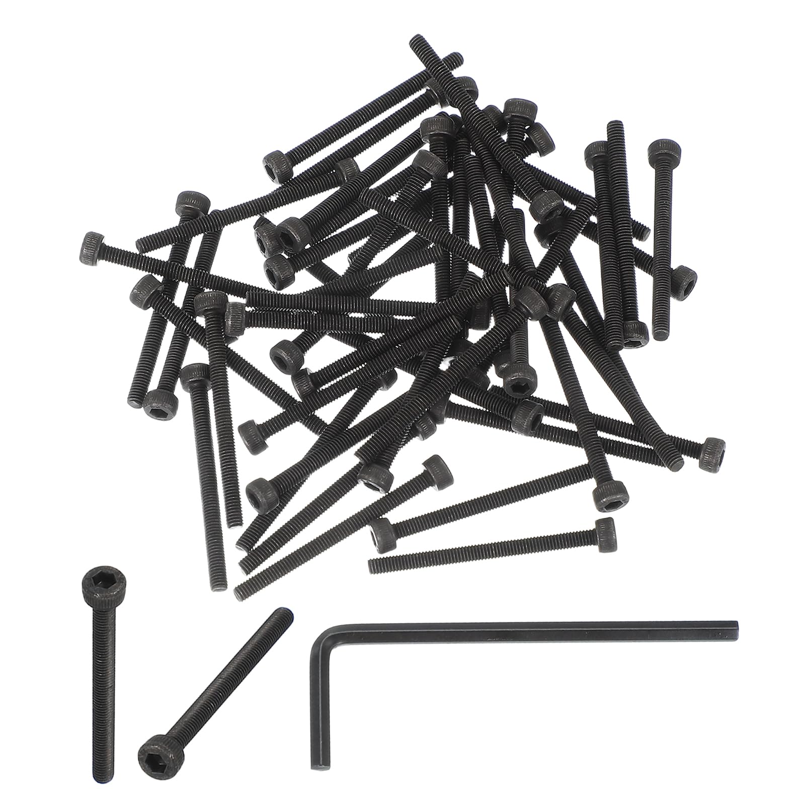 PATIKIL M3 x 35mm Hex Socket Head Screws Cap Bolt