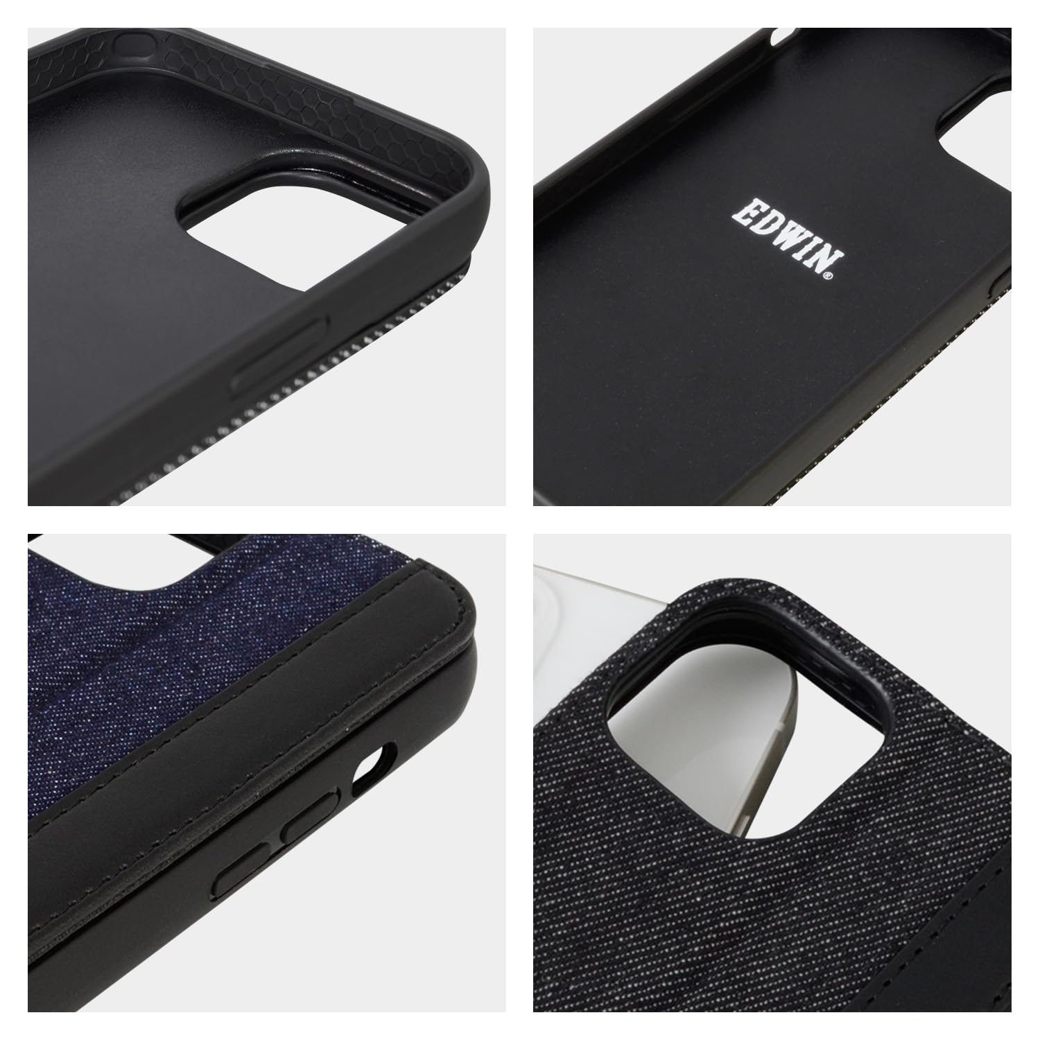 Amazon.co.jp: 【 EDWIN 正規品 】 iPhone 16 Pro ケース 背面