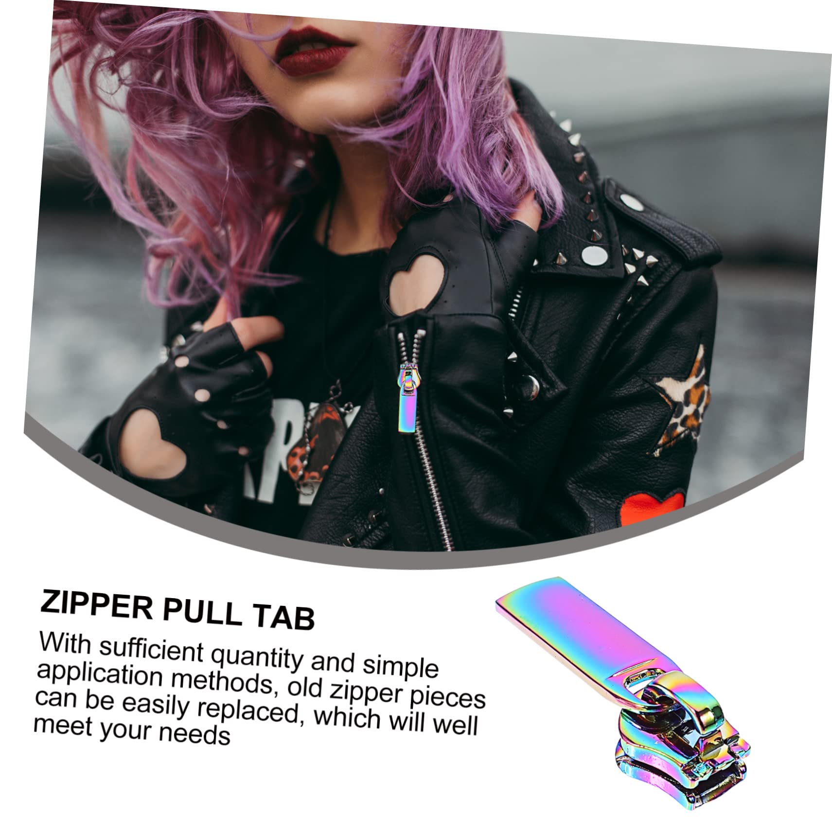 Tofficu 30piezas Coloridos Tiradores De Cremallera Para Mochilas y Equipaje Accesorios Prácticos Para Personalizar Ropa y Manualidades