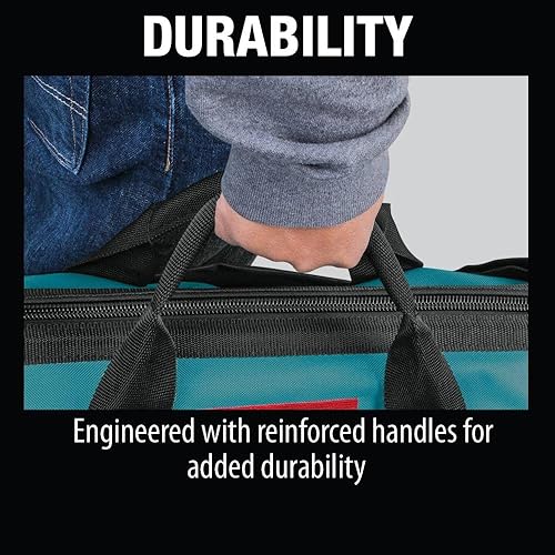 Miniatura 7 de Makita 831303-9 - Bolsa de herramientas de 20 pulgadas, para contratistas