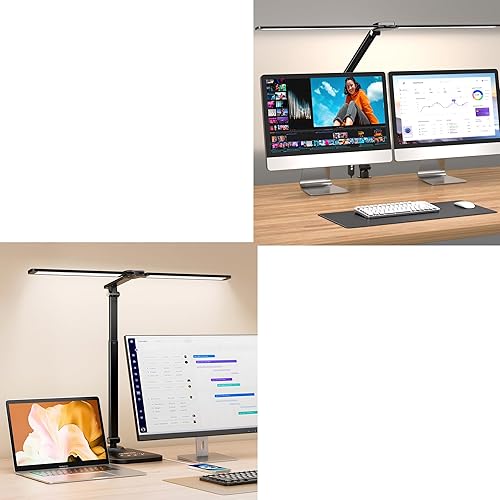 Lámpara de escritorio LED para oficina y hogar, altura ajustable Arquitecto Luz de escritorio