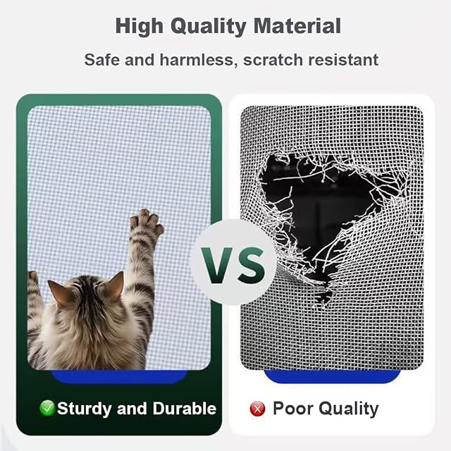Foto 2 de 8 de Malla de ventana de tamaño personalizado, protección de ventana de gato