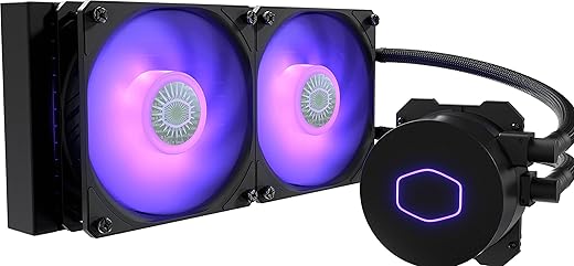 Cooler Master MasterLiquid ML240L RGB V2 CPU Liquid Cooler – Black | Support Intel & AMD CPU Socket AM5, AM4, AM3, LGA1700, 1200, 2066, 1151 | 3rd…