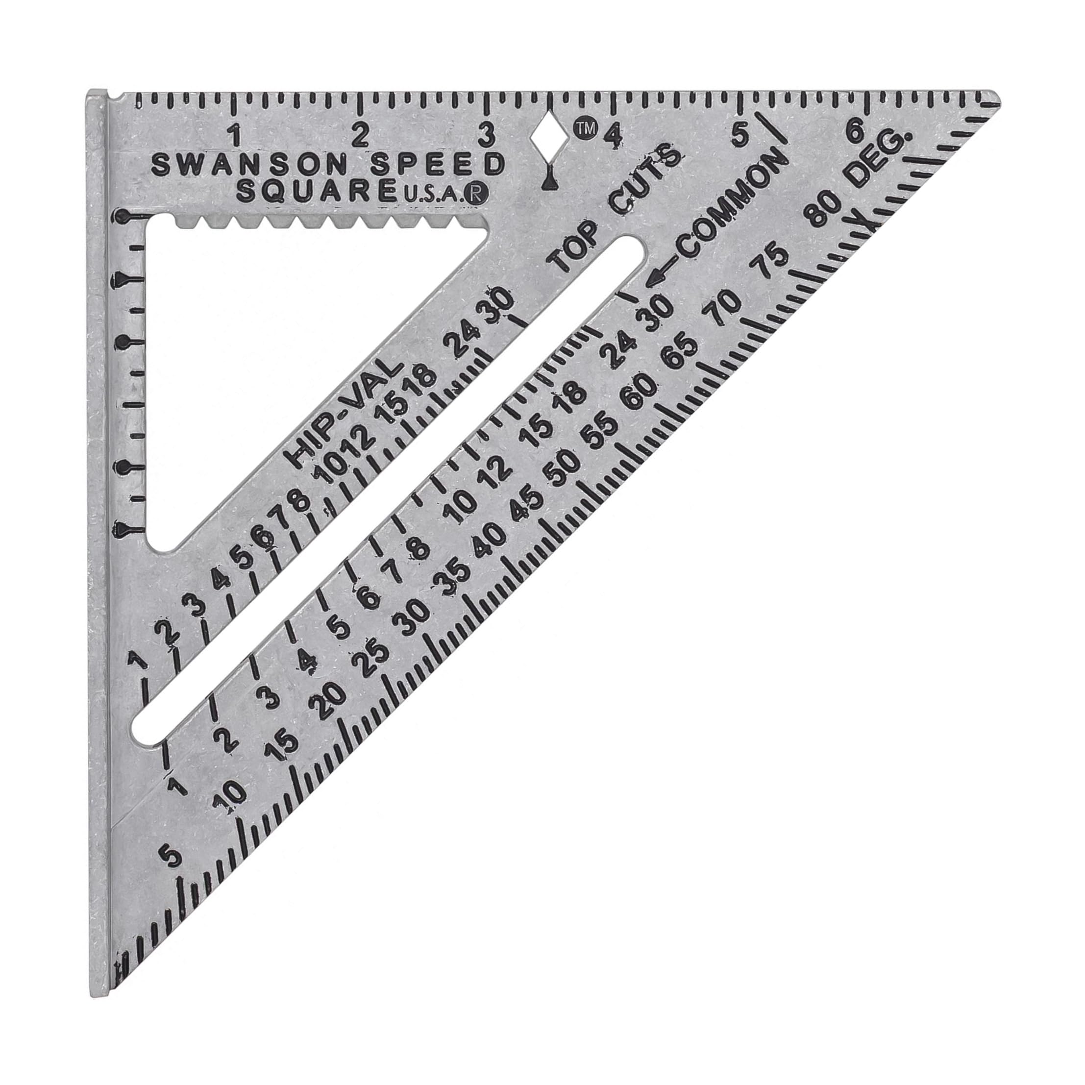 [BRSWIYTZOF5WC3DC] Swanson Speed® Square, 7 in. Aluminum Layout Square with Blue Book (S0101)