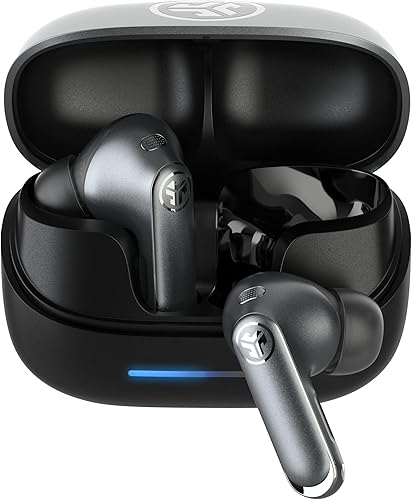 JLab Epic Pods ANC True Wireless Bluetooth Earbuds, Hybrid Dual Driver System, Knowles Balanced Armature, Adaptive Noise Canceling, 56+ Hours