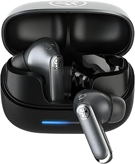 JLab Epic Pods ANC True Wireless Bluetooth Earbuds, Hybrid Dual Driver System, Knowles Balanced Armature, Adaptive Noise Canceling, 56+ Hours Playtime, Custom Sound via App, Wireless Charging, Black