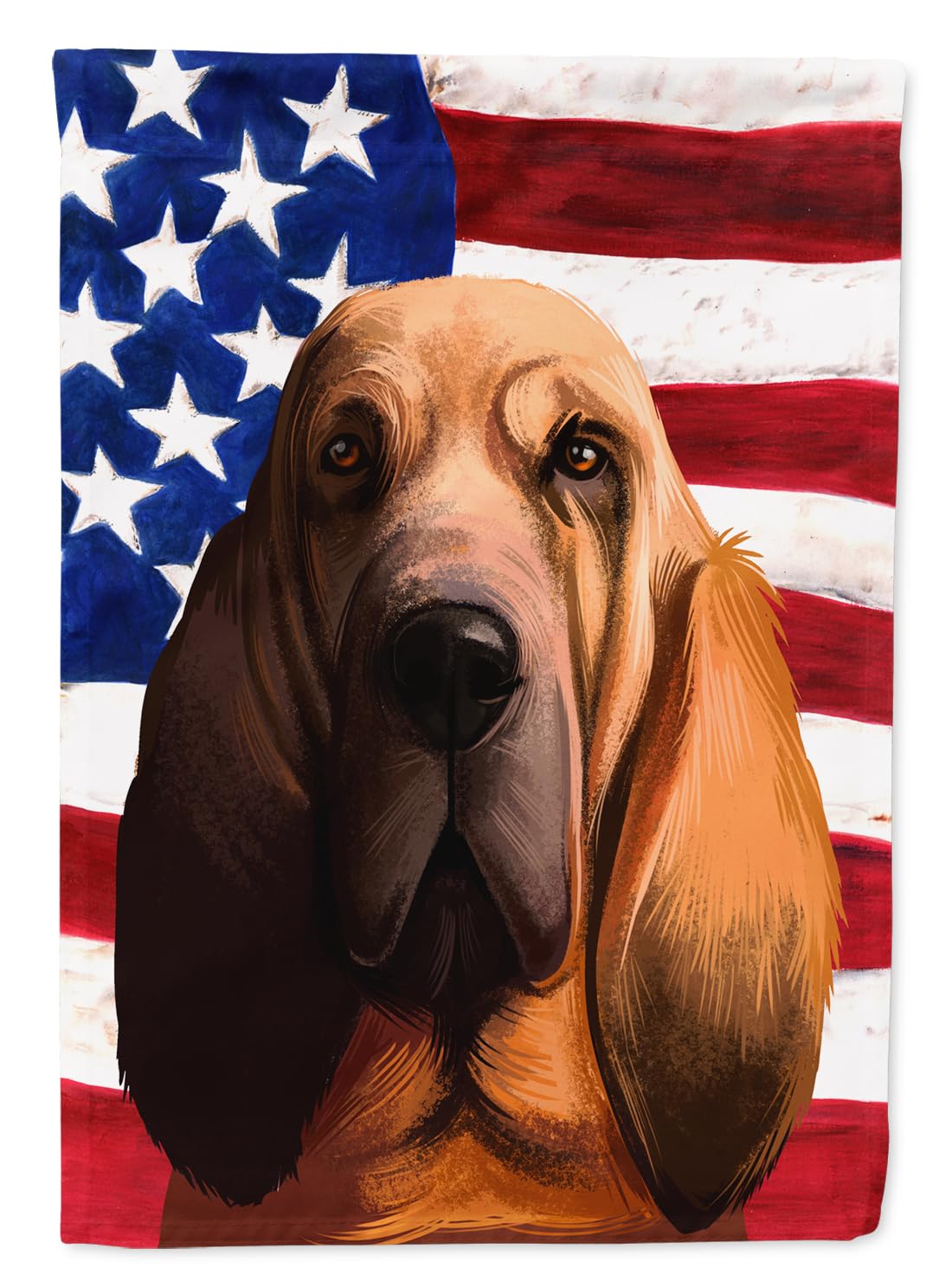 Chien de Bloodhound Caroline's Treasures pour embellir une terrasse vide