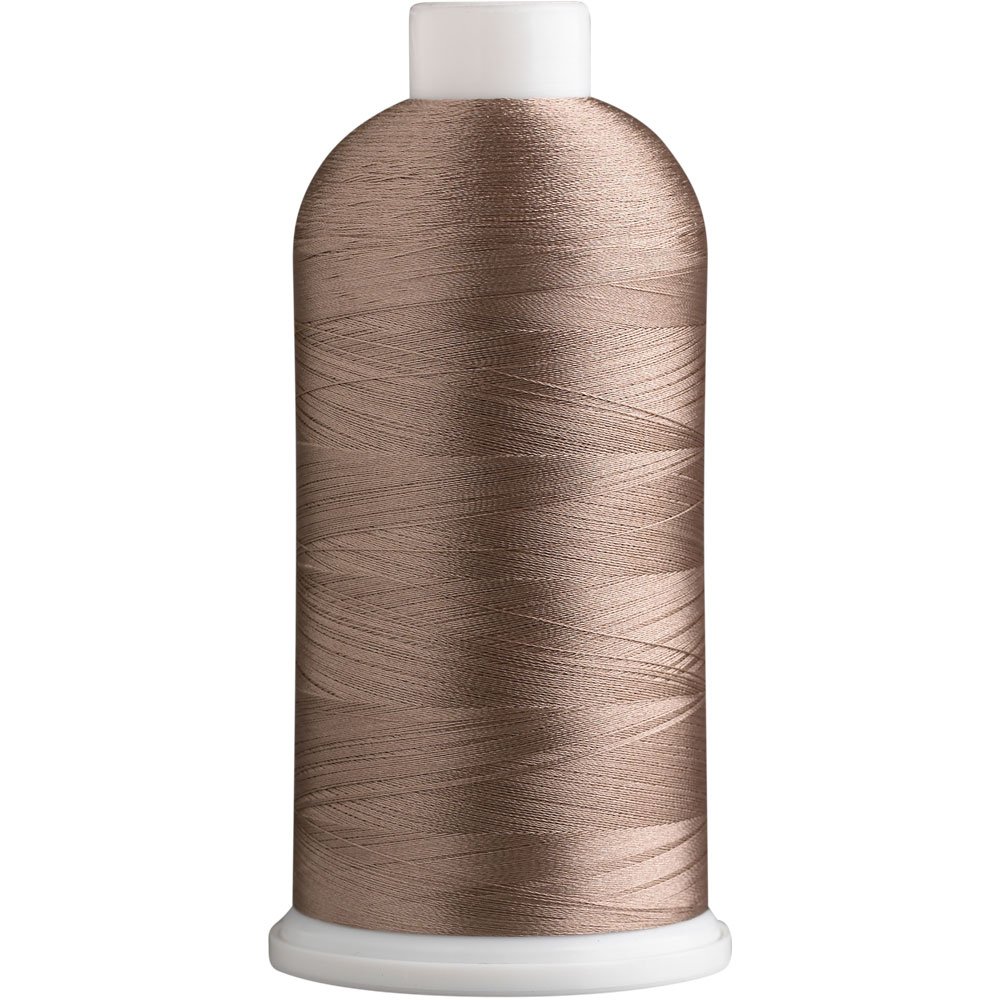 Superpunch SuperB Embroidery Thread 40wt, 5000 m Cone, Sandy Gray 1520