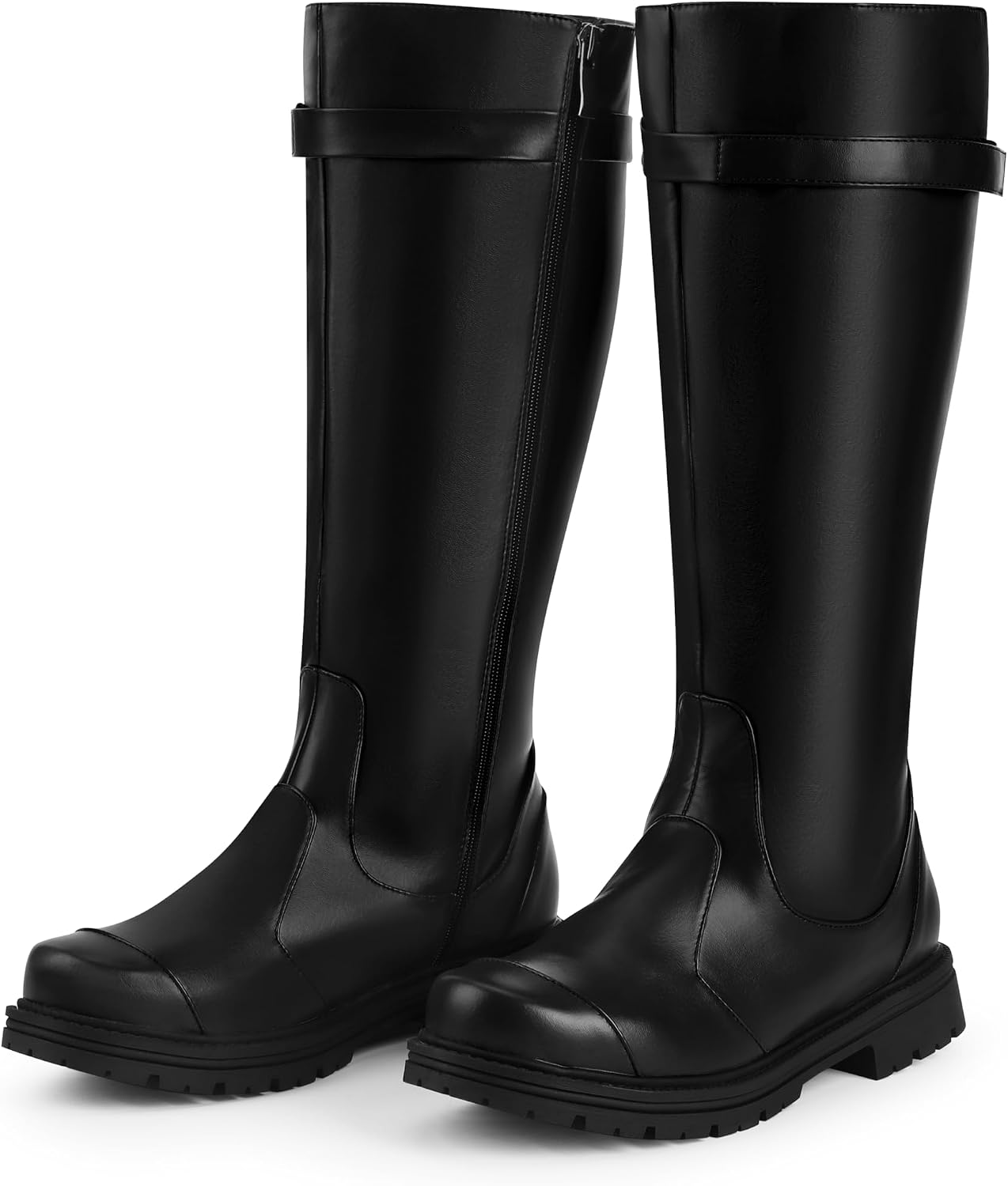 ACE SHOCK Men's Medieval Boots Tall Renaissance Pirate Cosplay Boot Halloween Costume Shoes