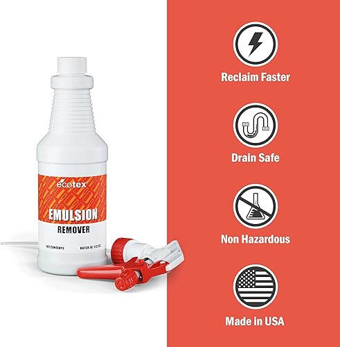 Miniatura 3 de Ecotex Paquete de serigrafía - Emulsión fotográfica PWR pre-sensibilizada lista para usar (8 onzas) y removedor de emulsión (16 onzas) para