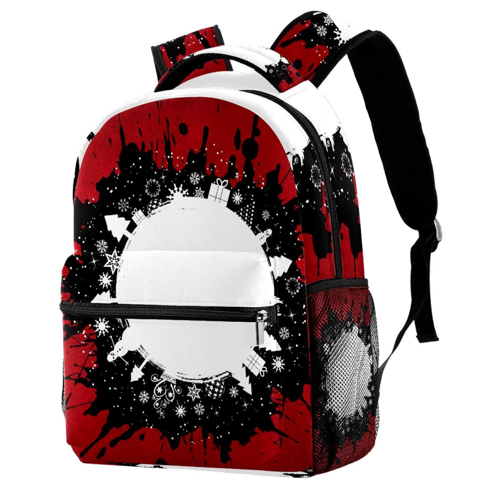Sac à dos d'école multicolore avec cercle lumineux unique