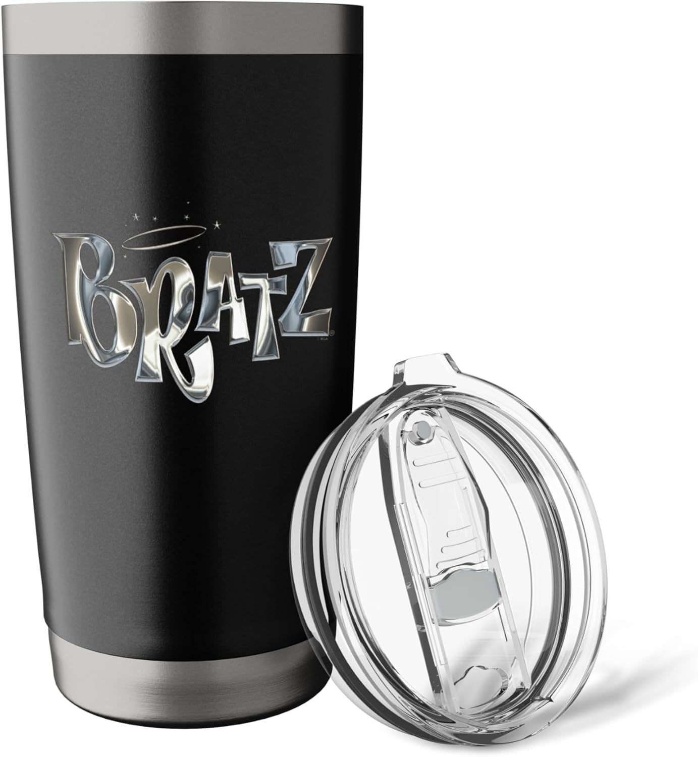 Bratz - Chrome Logo Stainless Steel Insulated Tumbler - Image 5