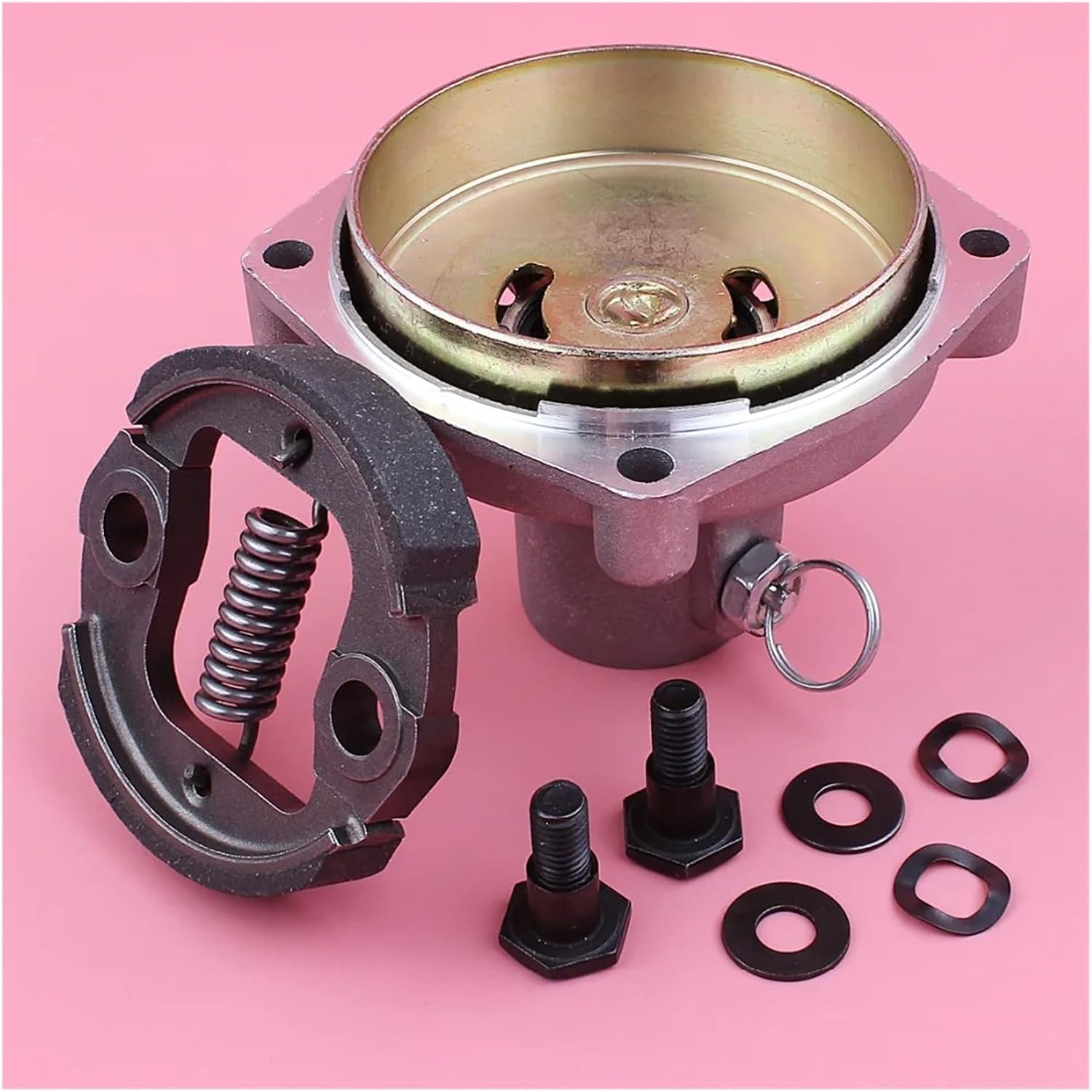 Clutch Drum Cover Bolt Wave Washer Assembly Kit for GX31 GX35 GX35NT Lawn Mower Engine Motor Spare Part