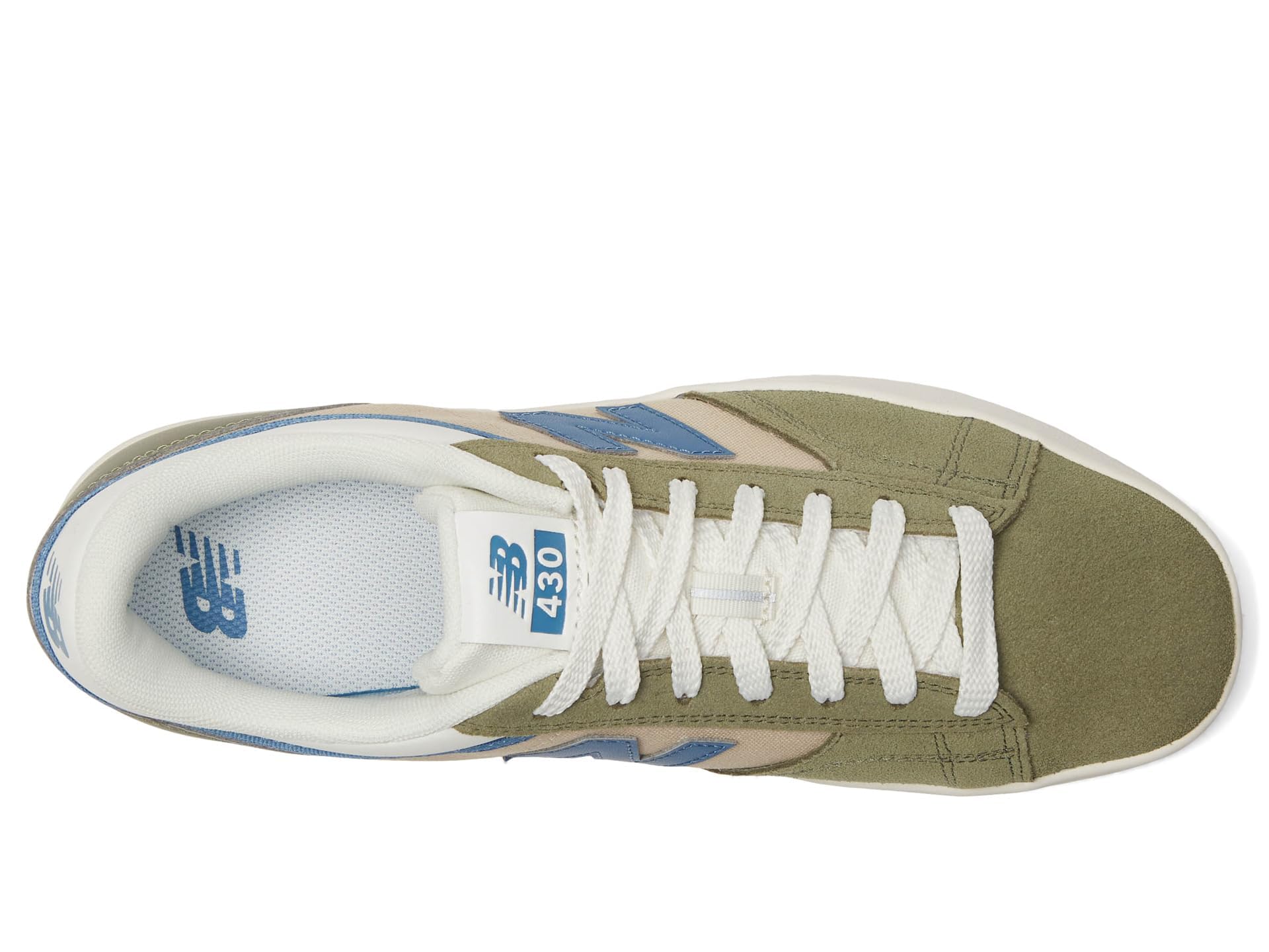 New Balance Unisex 430 Skate Shoe, Olive, 10.5 US Men