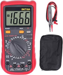 Detector de Tensão Testador Elétrico Multímetro Digital 1000 V CC 750 V CA Medidor de Tensão Atual Com Visor Digital