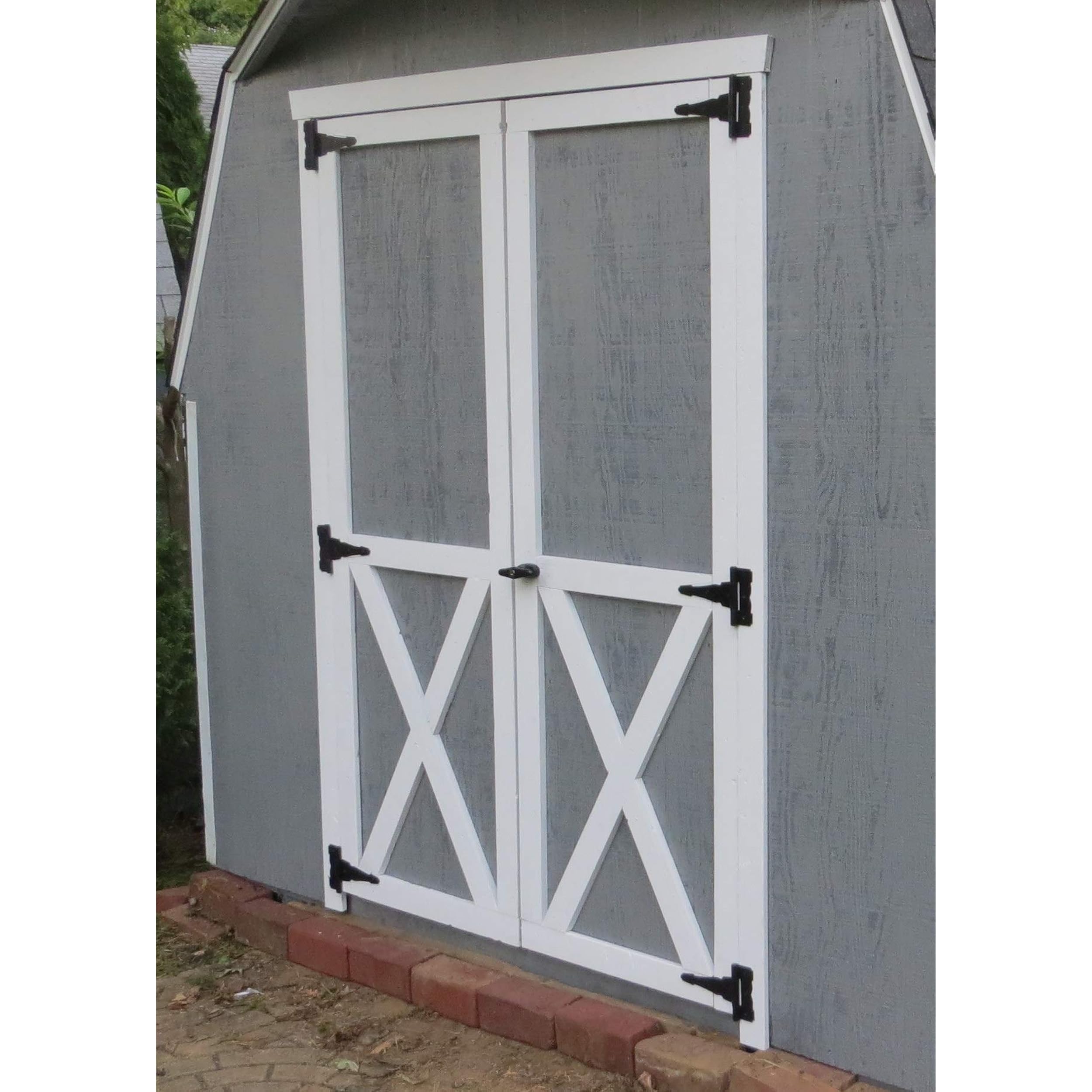 QANVEE Shed Door Latch THandle Lock Kit