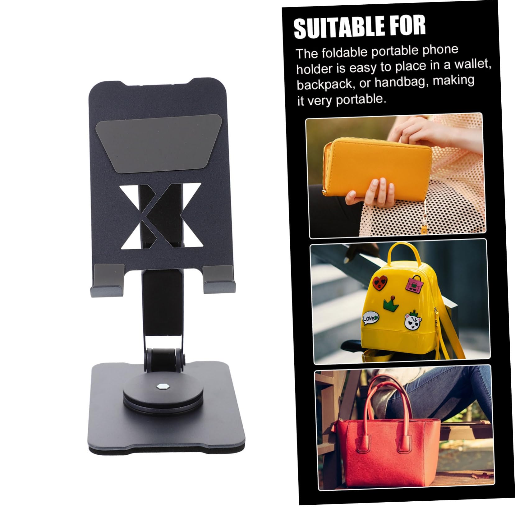 LABRIMP Supporto Regolabile Per Telefono Con Rotazione Porta Smartphone Da Tavolo Per Ufficio e Casa Compatibile Con Tablet e Smartphone Design Pratico Per Videochiamate e Streaming