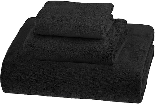 Simplife - Toallas de baño extra grandes de microfibra de lujo, toallas de baño de playa de secado rápido, toallas suaves y absorbentes (morado)