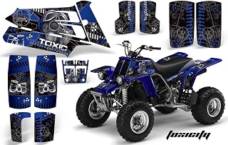 AMR Racing ATV Graphics kit Sticker Decal Compatible with Yamaha Banshee 350 1987-2005 - Toxicity Blue
