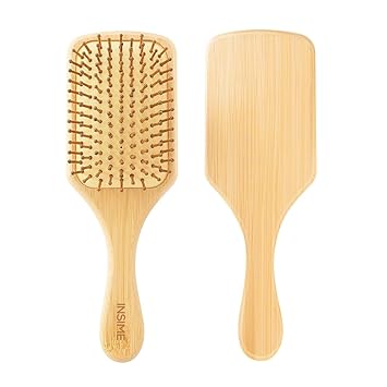 Bamboo Hair Brush With Bristles - image, photos