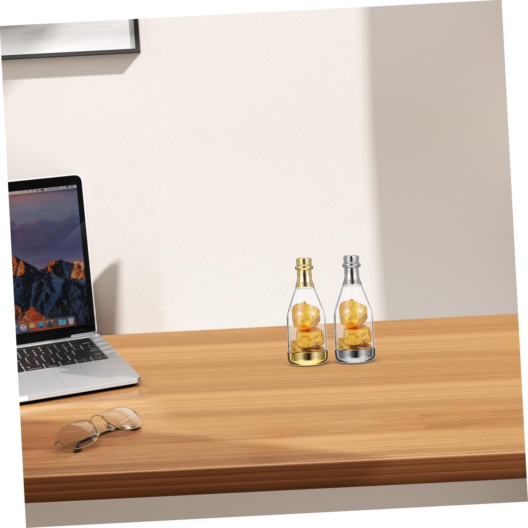HEANUJJ 20 Cajas de Dulces Forma de Botella de Plástico para Regalos de Boda y Fiestas, Ideales para Packaging y Detalles Decorativos