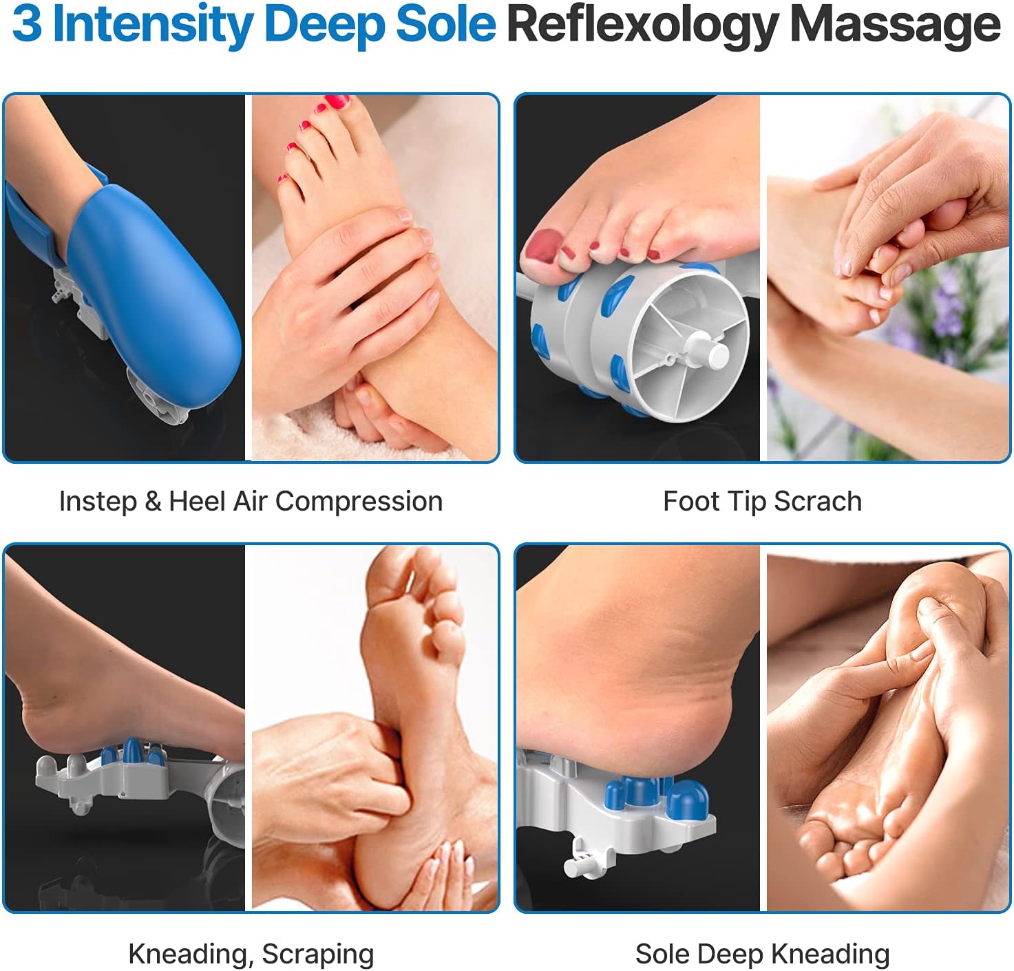 renpho fussmassagegerat shiatsu fussmassage mit warmefunktion kneten rollen und luftkompression lindert schmerzen bei plantarfasziitis und belebt mude fusse bis schuhgrosse 46 ohne fernbedienung amazon de drogerie korperpflege