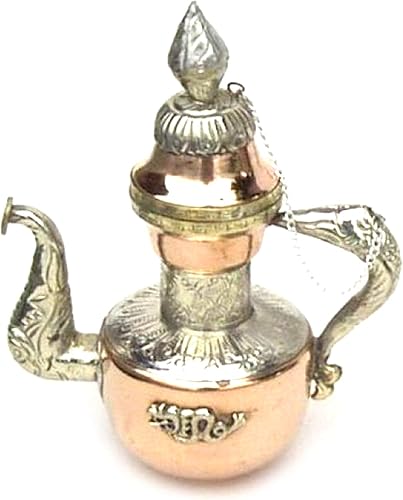 Tetera decorativa de cobre, 8"