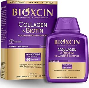 Bioxcin Collagen & Biotin Hacim Şampuanı 300 ml – İnce Telli ve Hacimsiz Saçlar İçin Dolgunlaştırıcı ve Güçlendirici Bakım