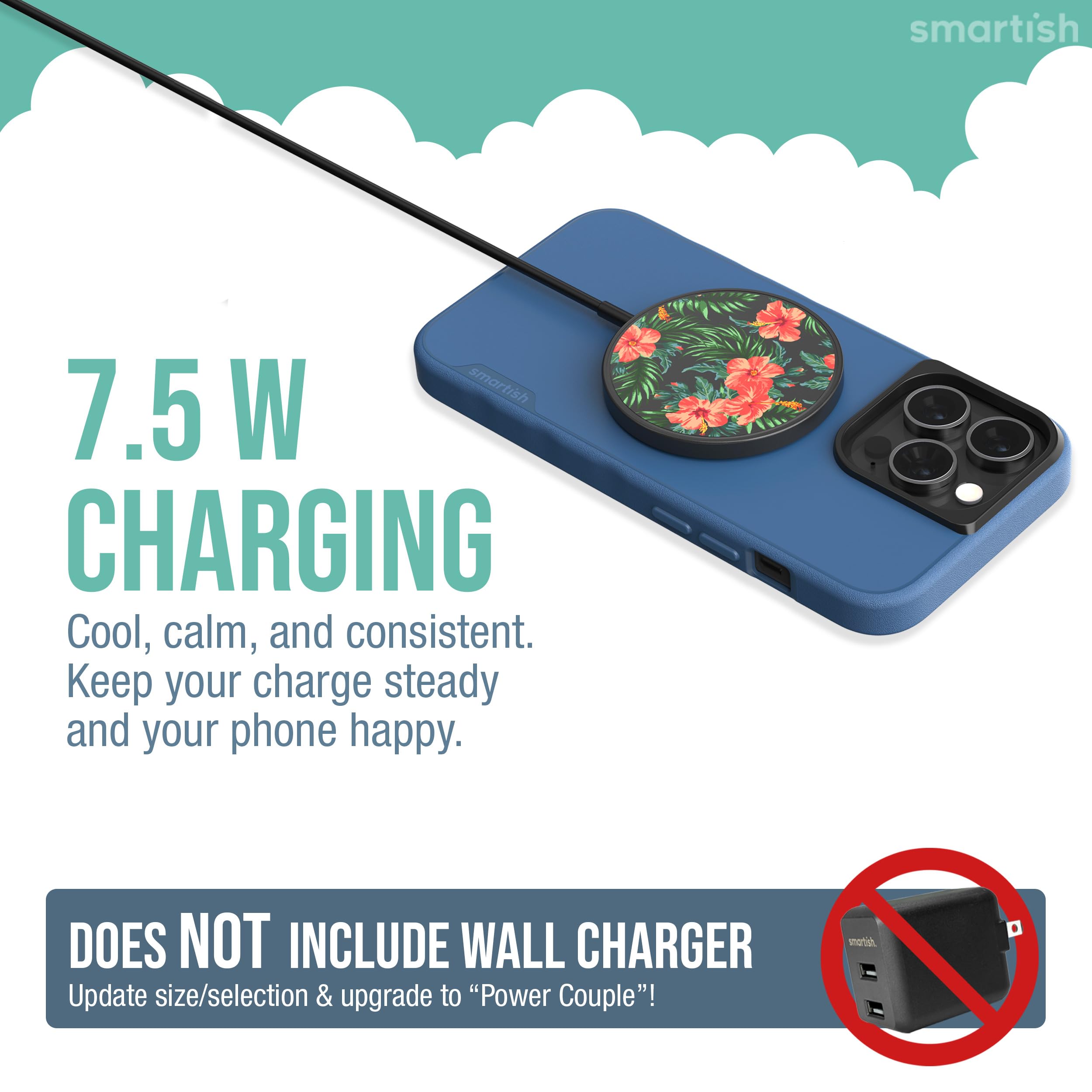 Amazon.com: Smartish Wireless Charger Compatible with MagSafe for