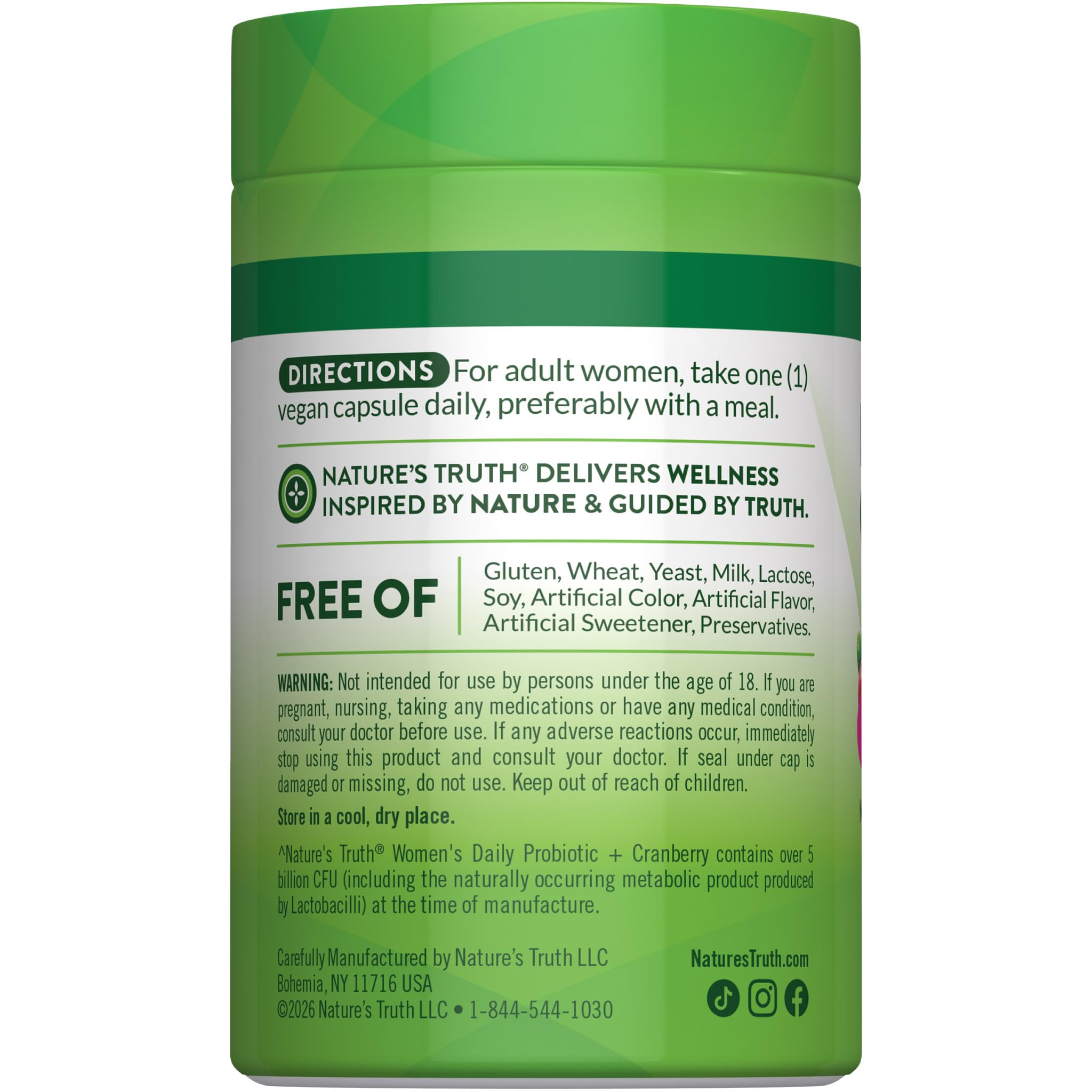 Nature's Truth Probiotics for Women | 5 Billion CFUs Daily — Amazon image 7