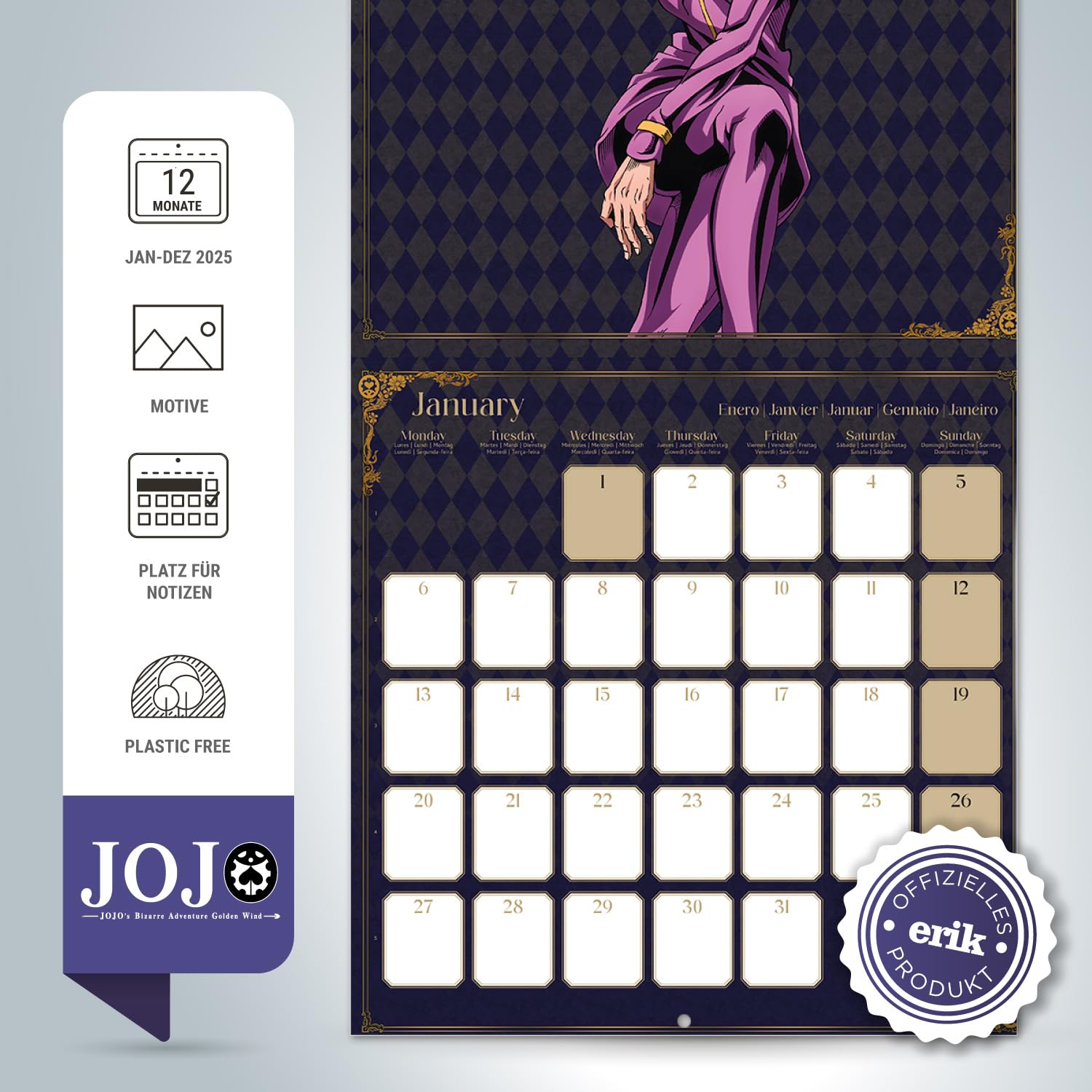 その他 JOJO DAILY CALENDAR Amazon.co.jp: JoJo's Bizarre Adventure Day Calendar : Hobbies