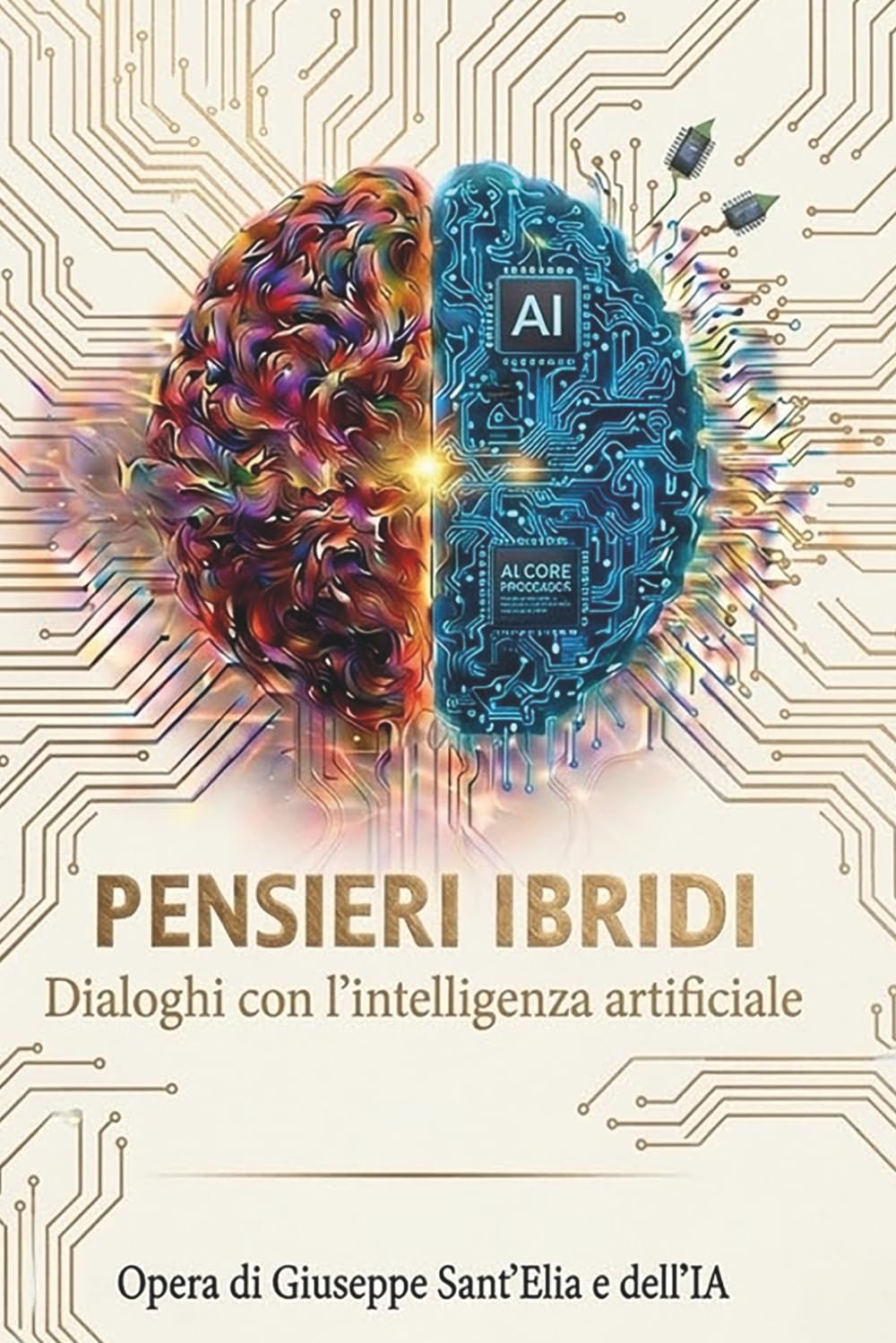 PENSIERI IBRIDI: Dialoghi con l'intelligenza artificiale (Italian Edition)      Paperback – March 28, 2026