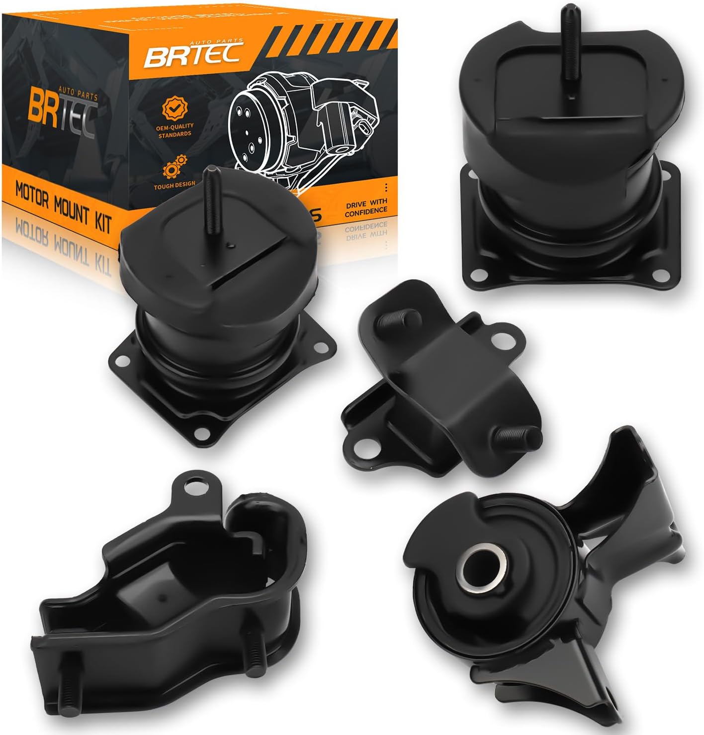 Engine Motor Mount Set Compatible for Acura TL 3.2L 1999 2000 2001 2002 2003; for Honda Accord 3.0L 1999-2002