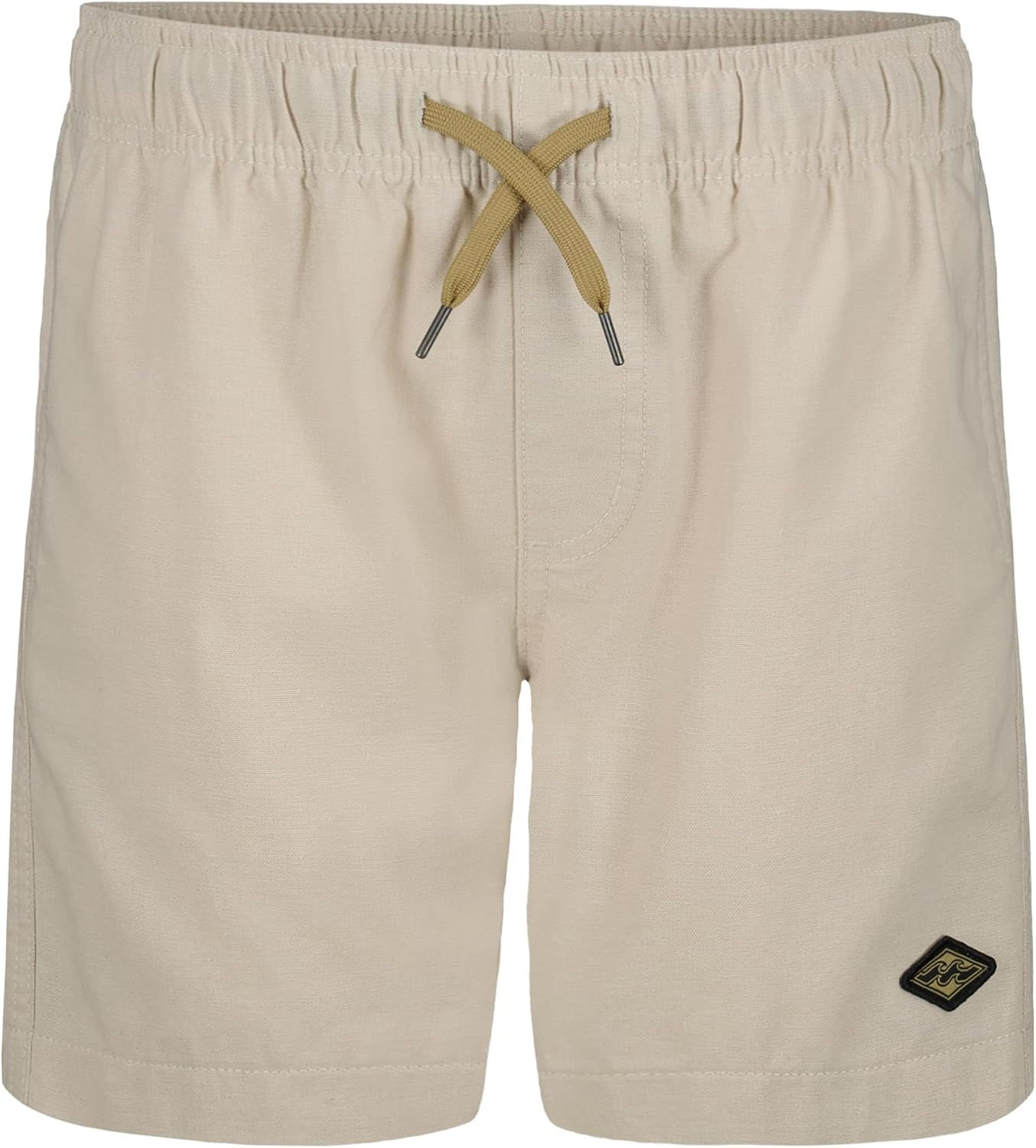 Billabong Boys' Larry Layback Elastic Waist Shorts, 100% Cotton Pull-on with Drawcord & Pockets