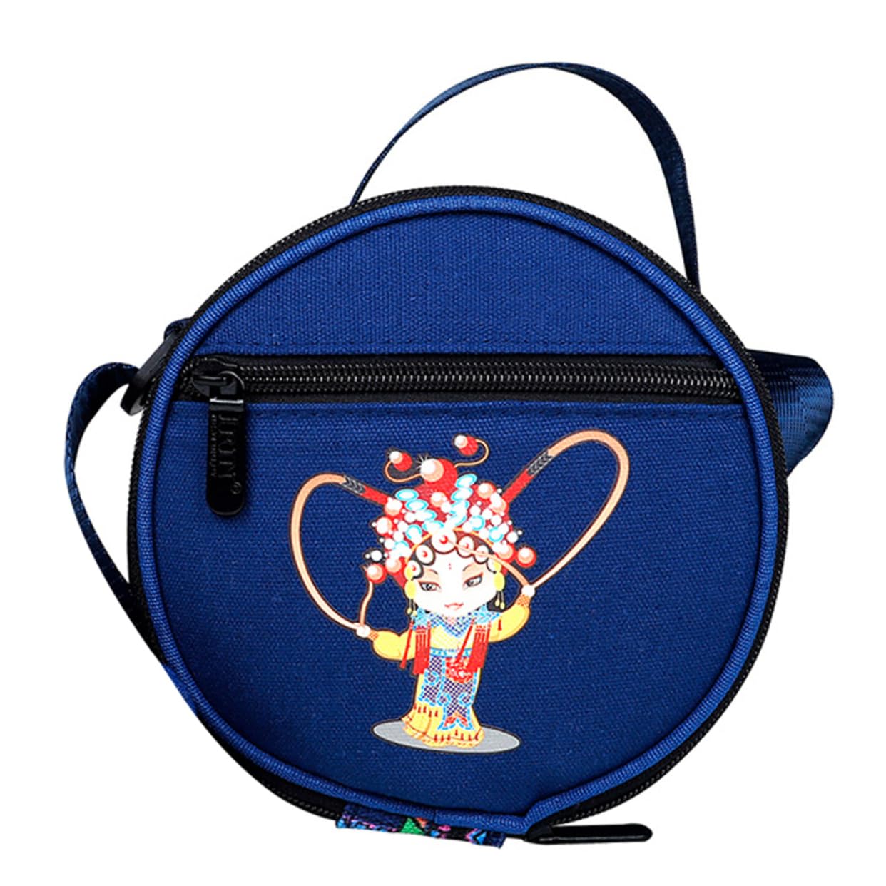 SUPVOX 5.5'' Drama Boys and Girls Pattern Steel Tongue Drum Bag Oxford Cloth Drum Bag for Percussion Storage