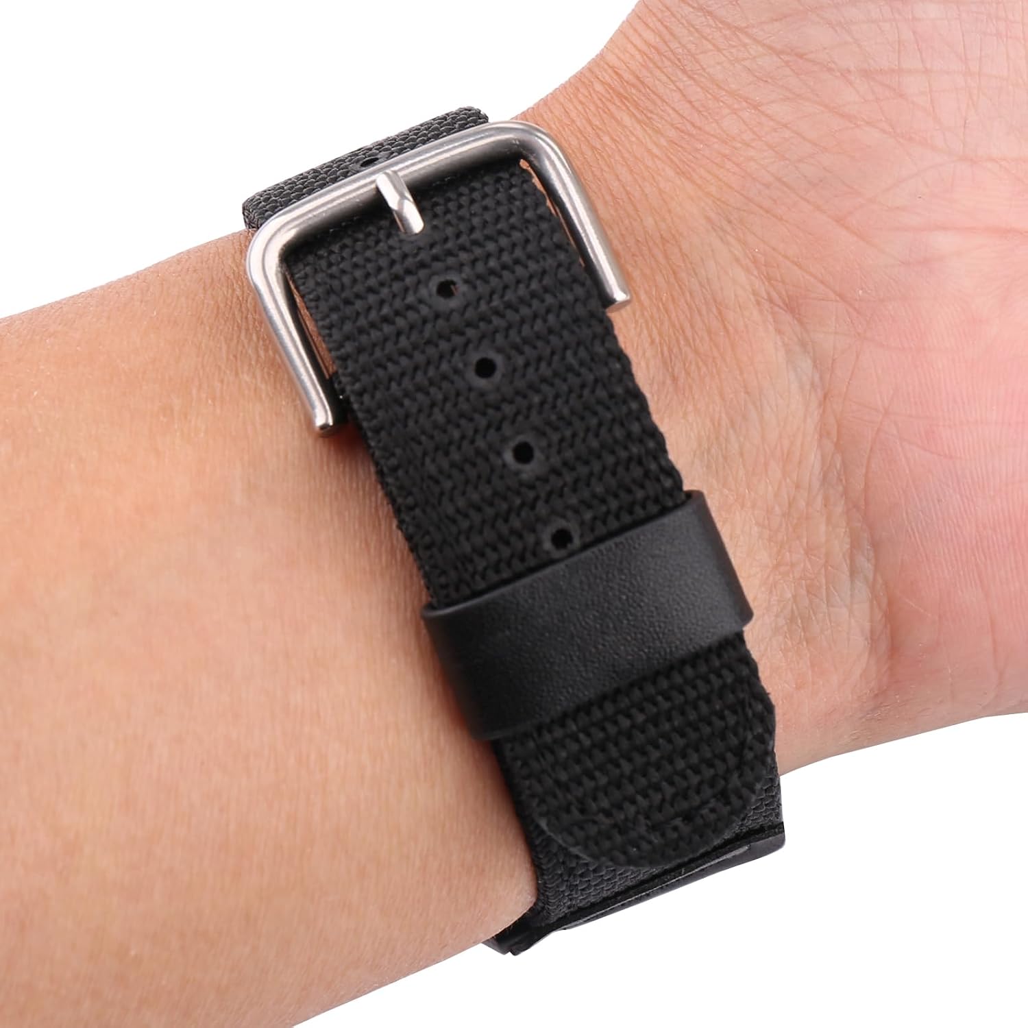 18mm Nylon Watch strap Men's pin buckle compatible with Casio AE1200 1100 W-218H W-S210 SGW-300 400 F-108 MRW-200 AEQ-110 Outdoor Sports watch bands bracelet Wristband