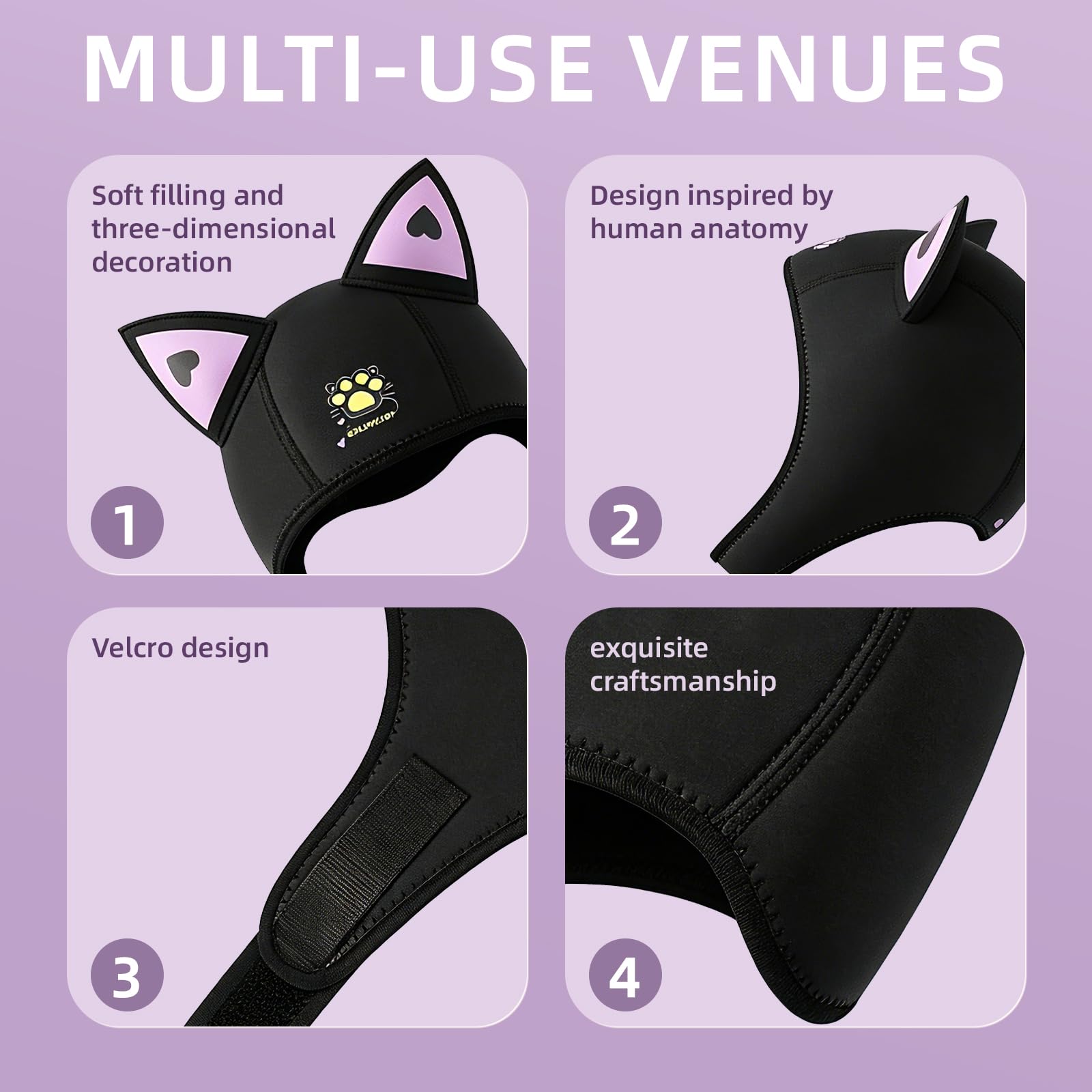 Cappuccio per muta in neoprene da 3 mm per surf, snorkeling, kayak, vela