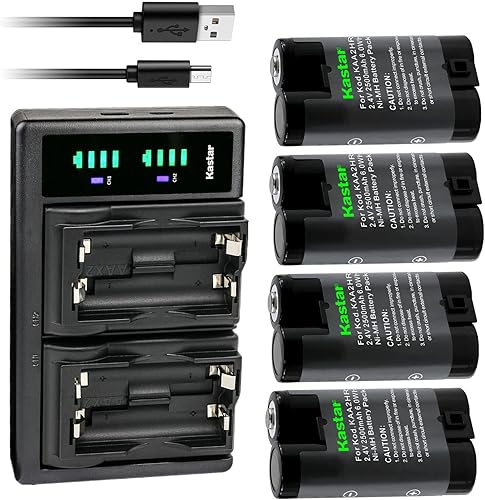 Miniatura 9 de Kastar Paquete de 1 batería y cargador USB LTD2 compatible con Kodak EasyShare Z700, Z740, Z885, Z980, ZD710 Zoom, C1013, C300, C310, C315, C330,