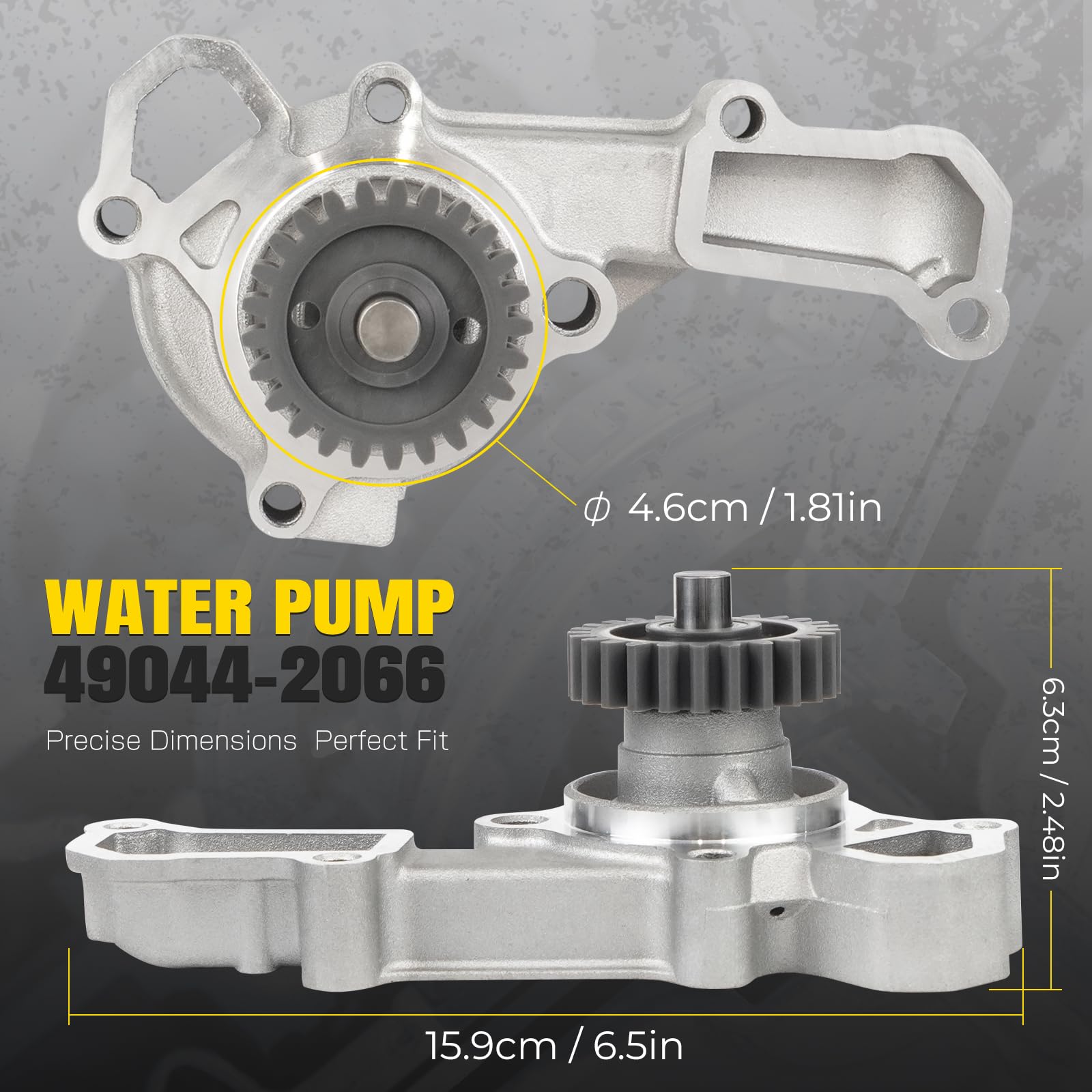 Amazon.com: Water Pump Replacement for 49044-2066 with