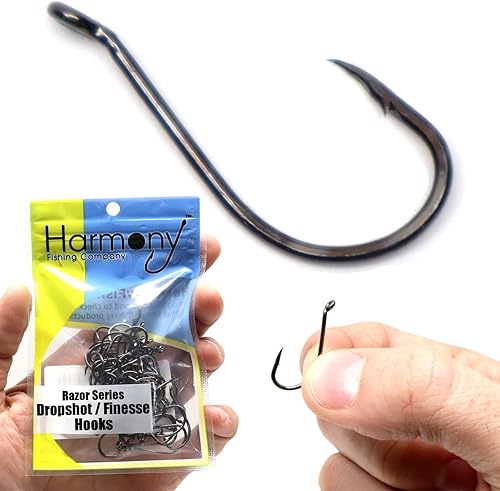 Harmony Fishing - Razor Series Dropshot Fishing Hooks (Select Size & Quantity)