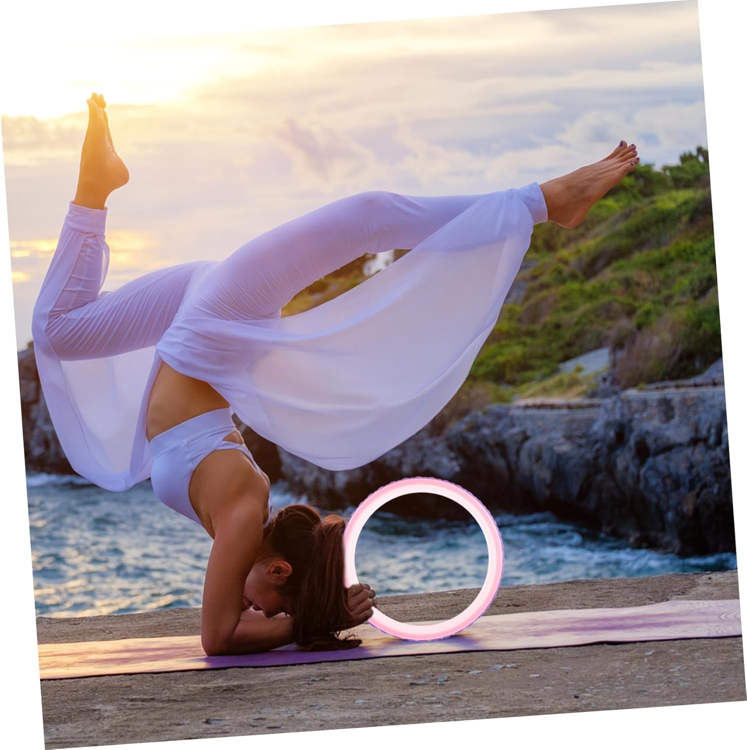 1pc for Backbend Massage Floating Design for Beginners for Stretching Flexibility and Muscle Relief for Yoga and Fitness Enthusiasts