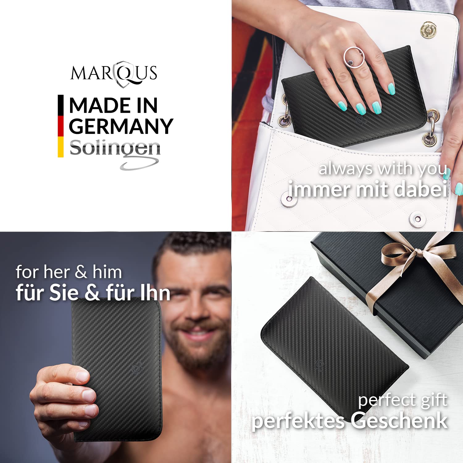 Solingen Manicure Set for Women and Men, 12 pcs kit, made in Germany incl. nailclippers & pedicure tools - Image 4