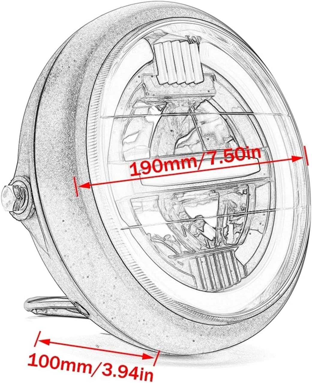 レジン キョロ三毛ちゃんのお花ひらひらワイヤーリングキーホルダー