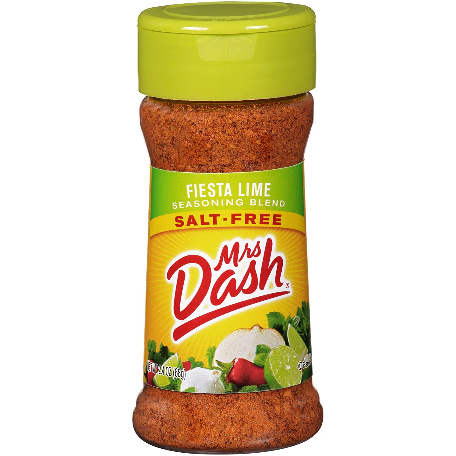 DashSalt-Free Seasoning Blend, Fiesta Lime, 2.4 Ounce (Pack of 8)